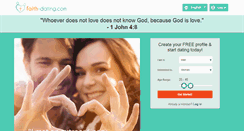 Desktop Screenshot of faithdating.com